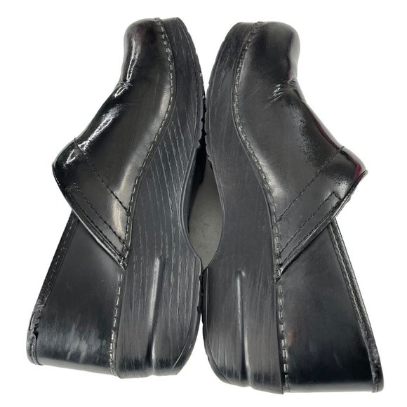 Dansko Women’s Pro Black Leather Occupational Nursing Clogs EU 38/US 7-7.5 - Picture 3 of 7